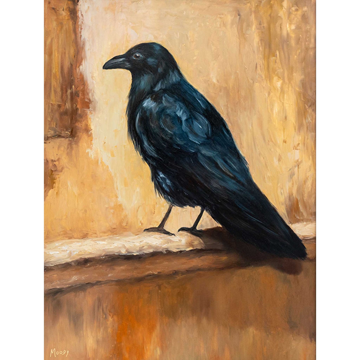 Visitor {original oil painting}